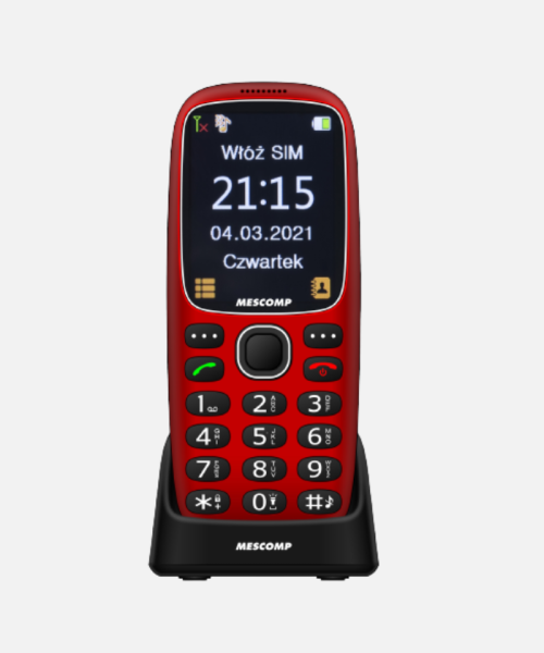 Telefon komórkowy dla seniora MT-180 SOS Hektor Elegant