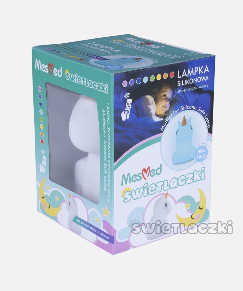 Lampka silikonowa do pokoju dziecięcego