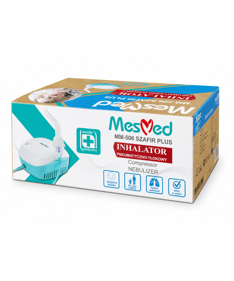 Wysokiej jakości inhalator pneumatyczno-tłokowy MM-506 Szafir Plus