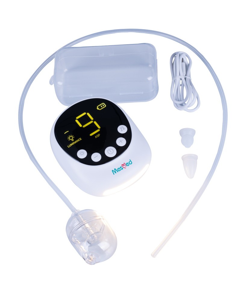 Elektryczny aspirator do nosa MM-130 Happinosek Mini z akcesoriami
